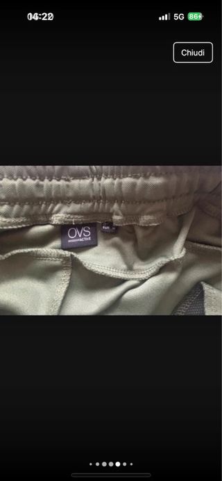 Pantaloni tuta OVS verde tg.M