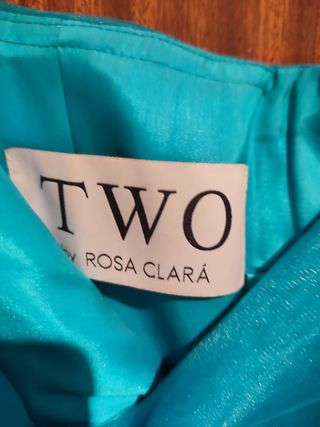 Vestido fiesta turquesa sirena