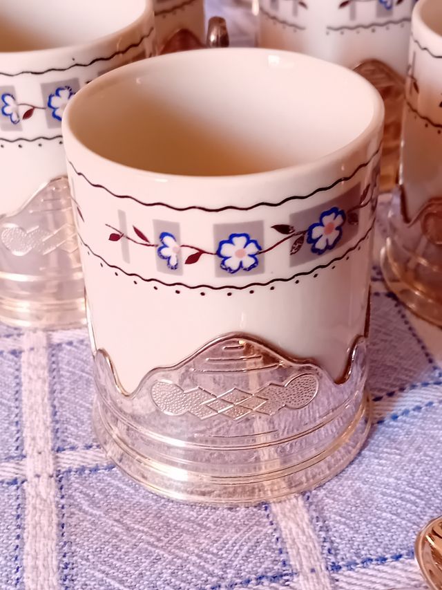 Servizio caffè 12 tazze vintage