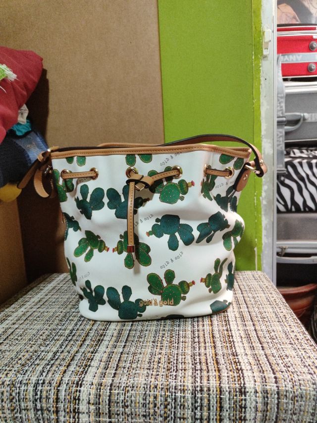 Bolso Gold & Go Cactus
