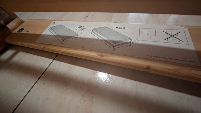 Cama IKEA apilable - Metal y Madera