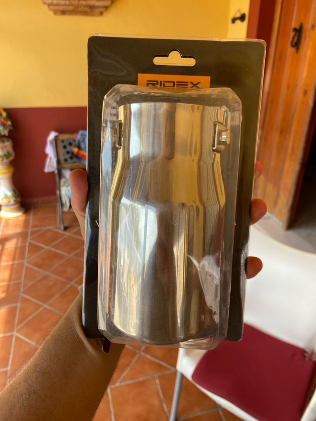 Boca escape acero inoxidable