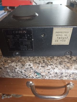 Radio cassette Orión Auto Reverse