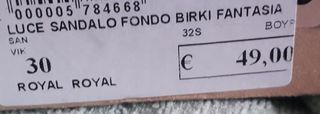 Sandalo bambino blu Grünland n.30