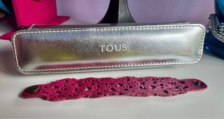 Pulsera Tous - Piel rosa
