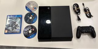 PS4 (PlayStation 4) 500gb + 3 juegos