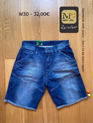 Bermuda vaquera de hombre de G-Star Raw (W30)