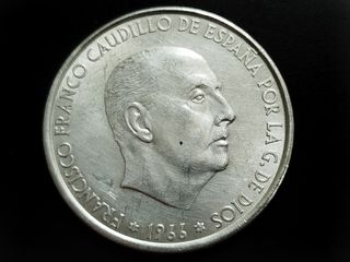 4 Monedas 100 Ptas España 1966