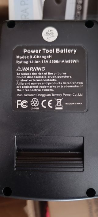 Batería ASUNCELL 18V 5.5Ah Li-ion