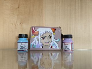 Portafoglio Yamato One Piece dipinto a mano