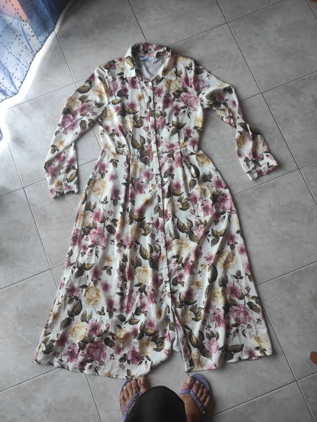 Vestito lungo floreale