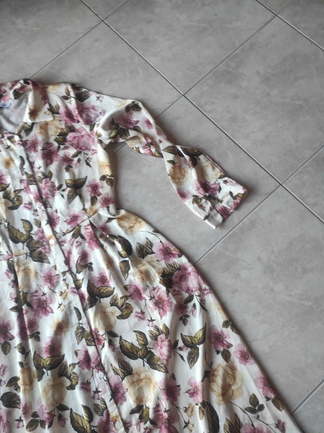 Vestito lungo floreale