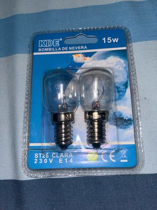 Bombillas nevera KDE 15w x2
