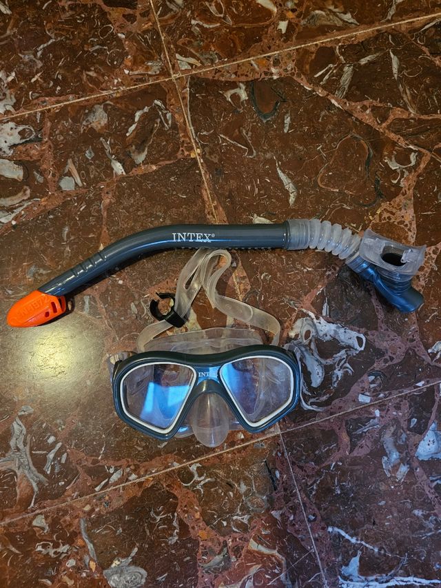 Maschera e tubo subacqueo INTEX