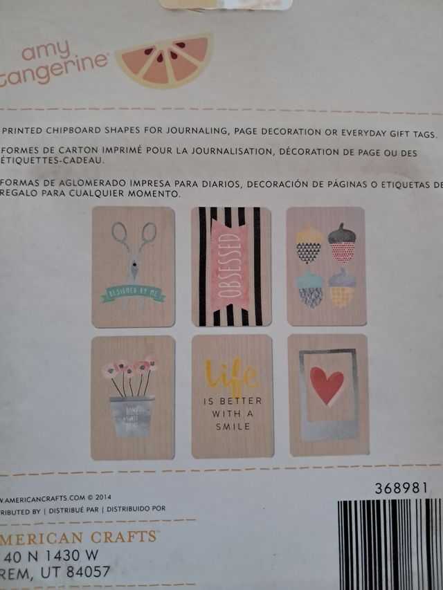 Lote Scrapbooking #2 "Stitched" de Amy Tangerine