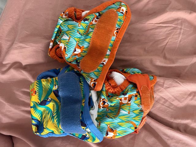 3 pañales tela Pop-in recién nacido