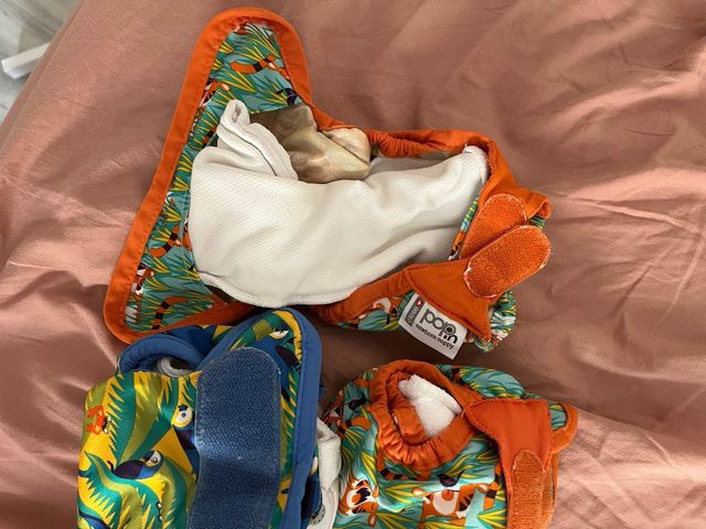 3 pañales tela Pop-in recién nacido