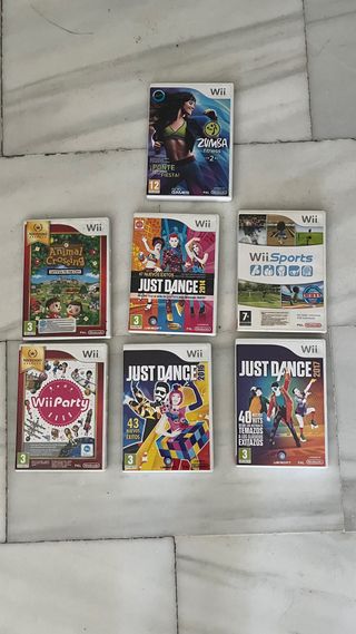 Wii: 8 juegos + accesorios