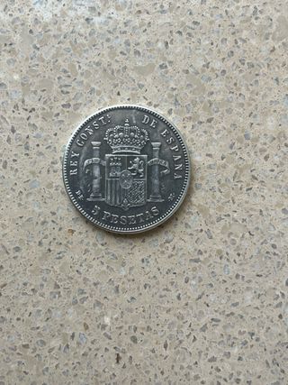 Tres Monedas de 5 Pesetas 