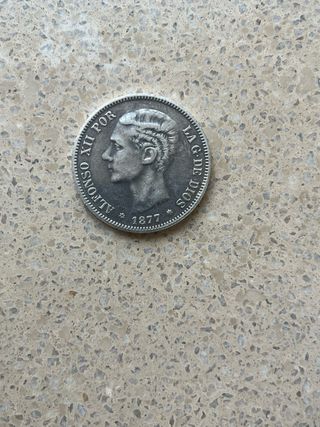 Tres Monedas de 5 Pesetas 