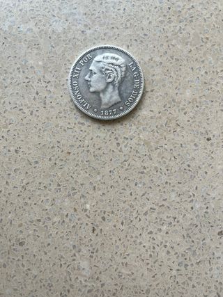 Tres Monedas de 5 Pesetas 