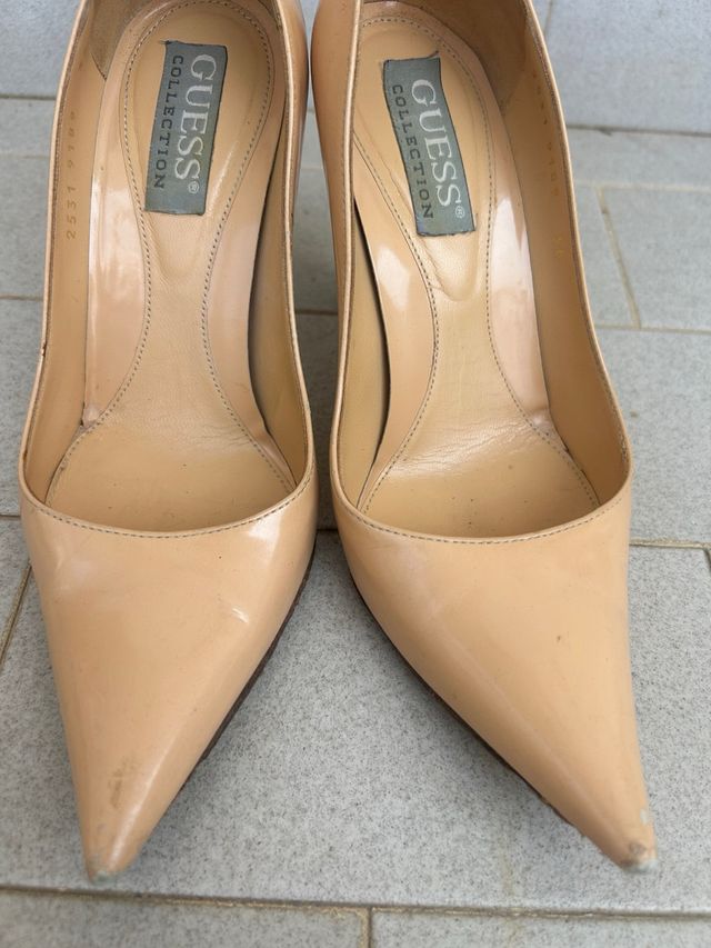 Tacchi GUESS beige vintage