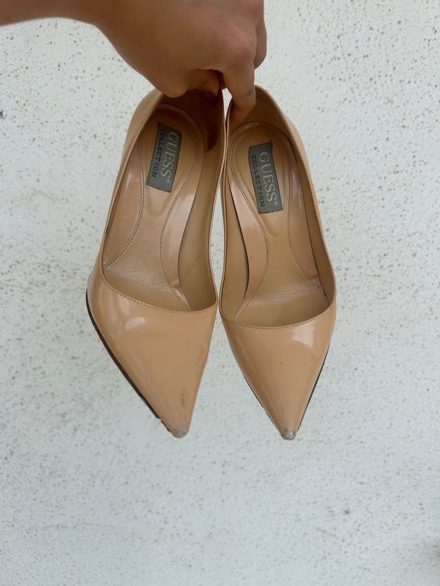 Tacchi GUESS beige vintage