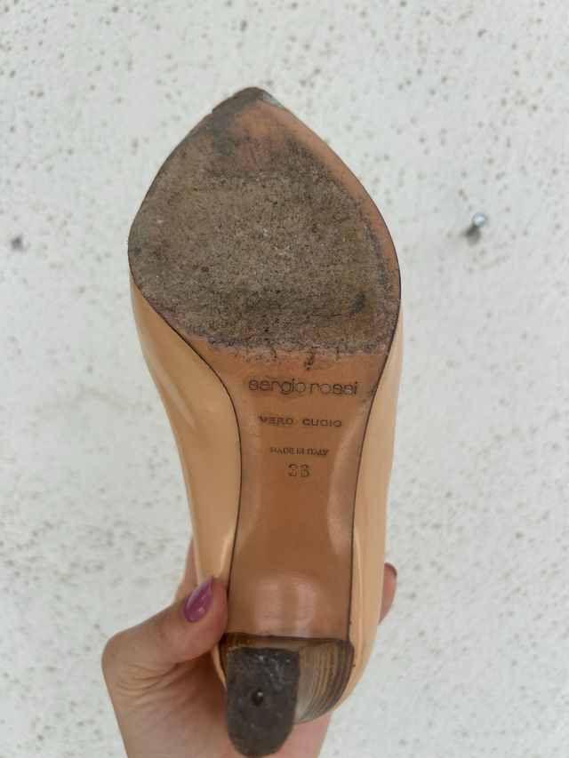 Tacchi GUESS beige vintage