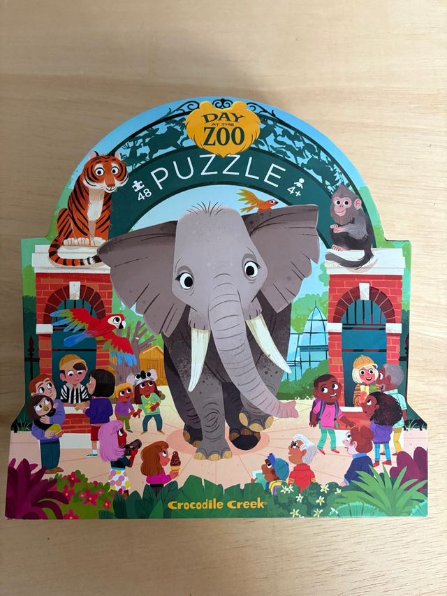 Puzzle Zoo 48 piezas Crocodile Creek
