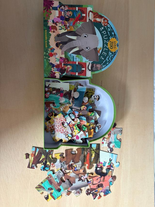 Puzzle Zoo 48 piezas Crocodile Creek