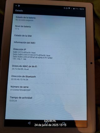 Tablet CIS Edison V - Plata