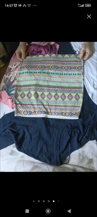 Conjunto ropa deportiva azul