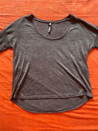 Maglia Stradivarius Grigia M
