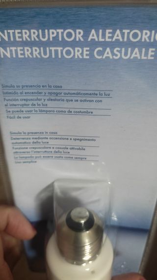 Interruptor aleatorio de luz