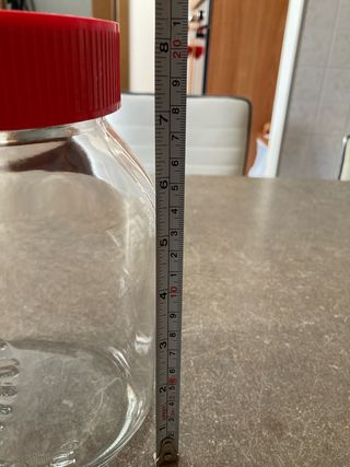 Barattolo Nutella vetro - rosso