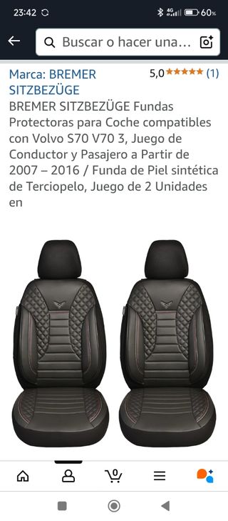 Fundas asientos Volvo V70