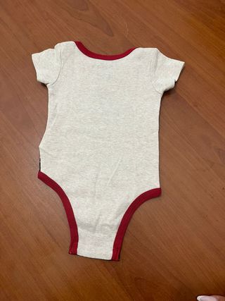 Body neonato Air Jordan grigio/rosso