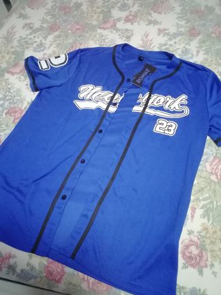 Casacca ROMWE New York blu