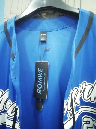 Casacca ROMWE New York blu