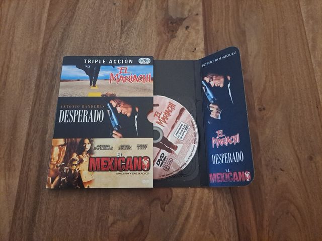 Pack 3 Dvds: El Mariachi, Desperado y el Mexicano.