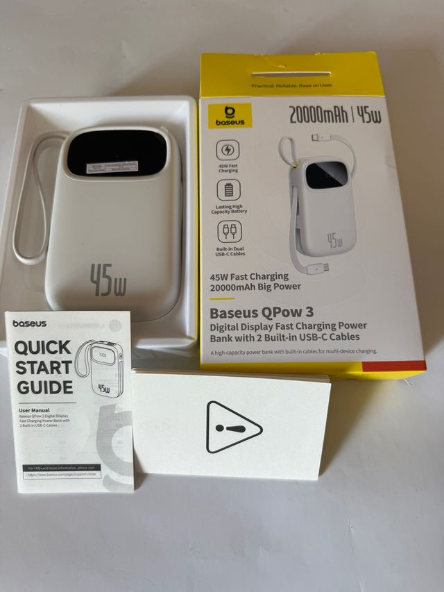 Baseus Power Bank 45W - 20000mAh