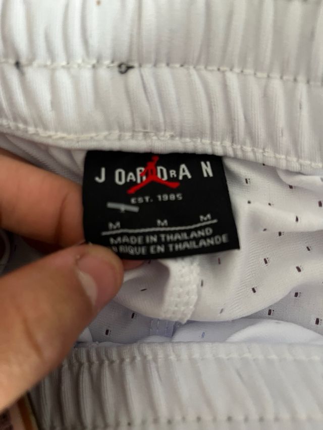 Shorts Jordan Dri-FIT blancos - M