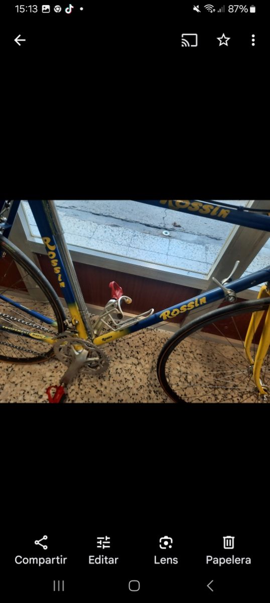 Bicicleta Carretera Vintage Rossin