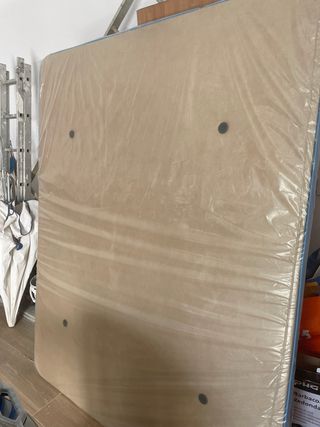 Base tapizada 150x190 beige