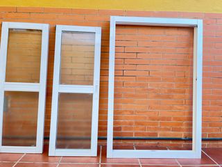 Ventana aluminio 2 hojas climalit