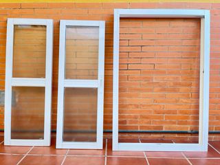 Ventana aluminio 2 hojas climalit