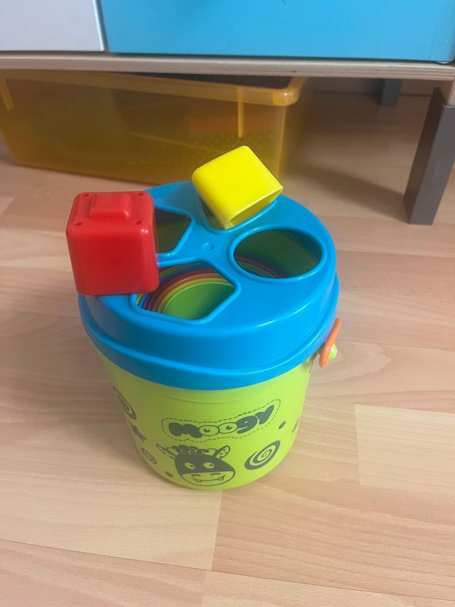 2 juegos Cubos apilables infantiles