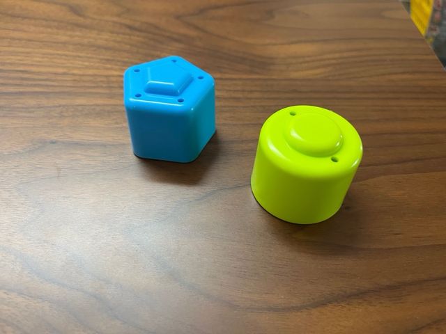 2 juegos Cubos apilables infantiles