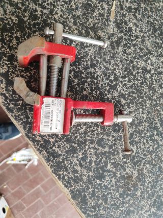 Morsetto da banco rosso