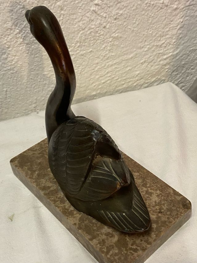 Scultura cigno art déco